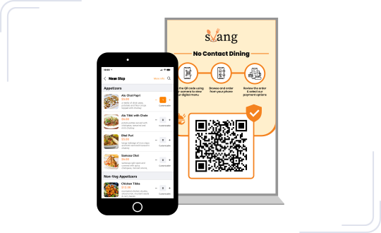 No Contact Dining/QR Codes